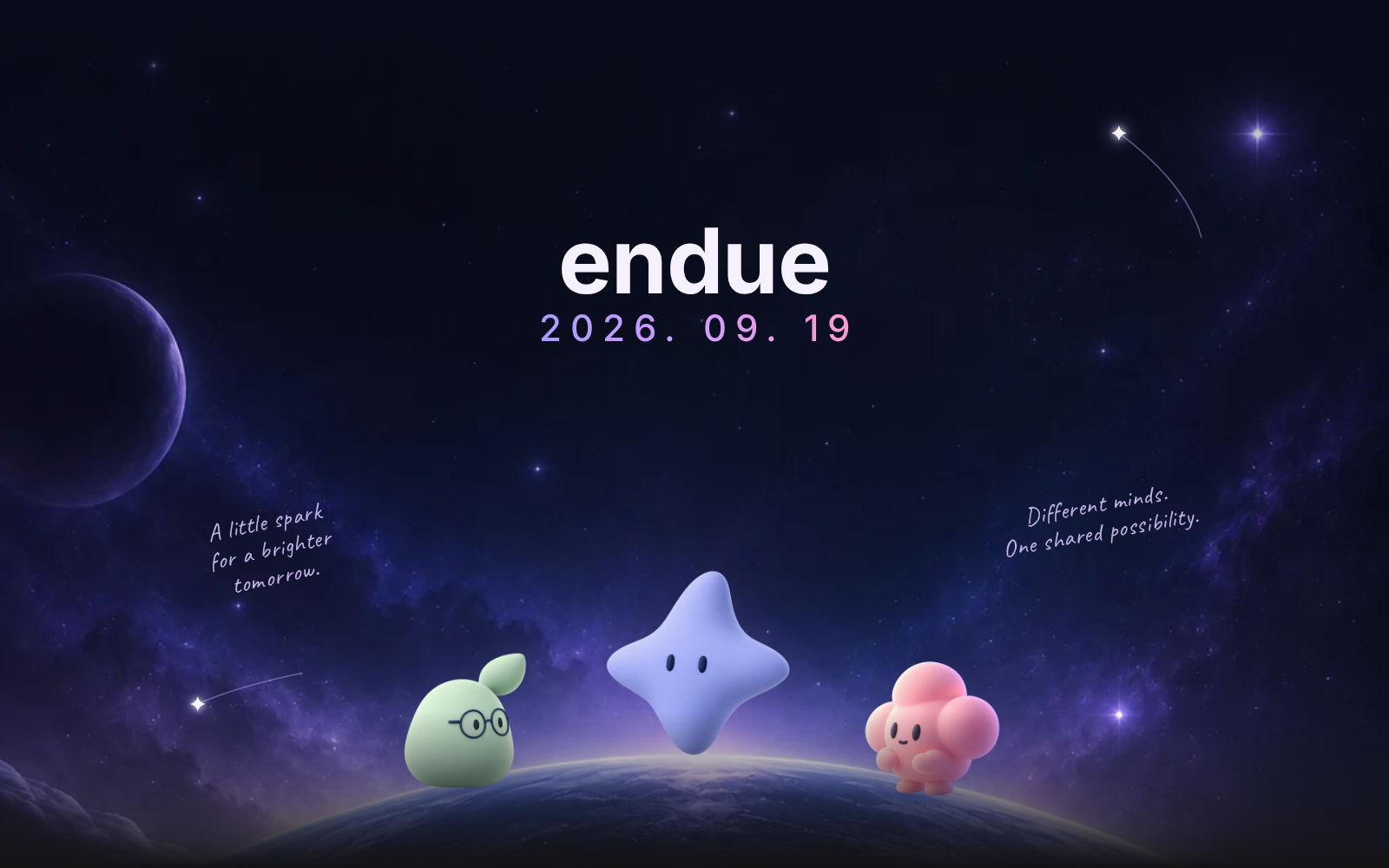 endue 2026.09.19 release key visual